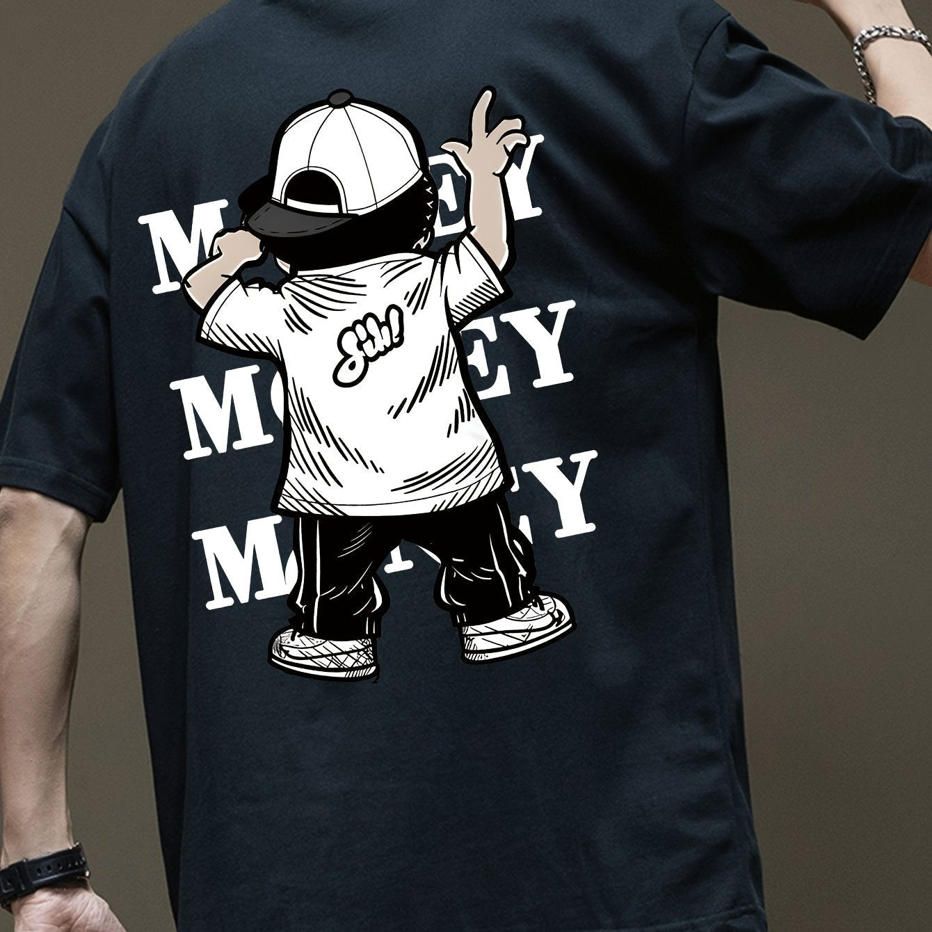 Money Boy Graphic Print T-shirt