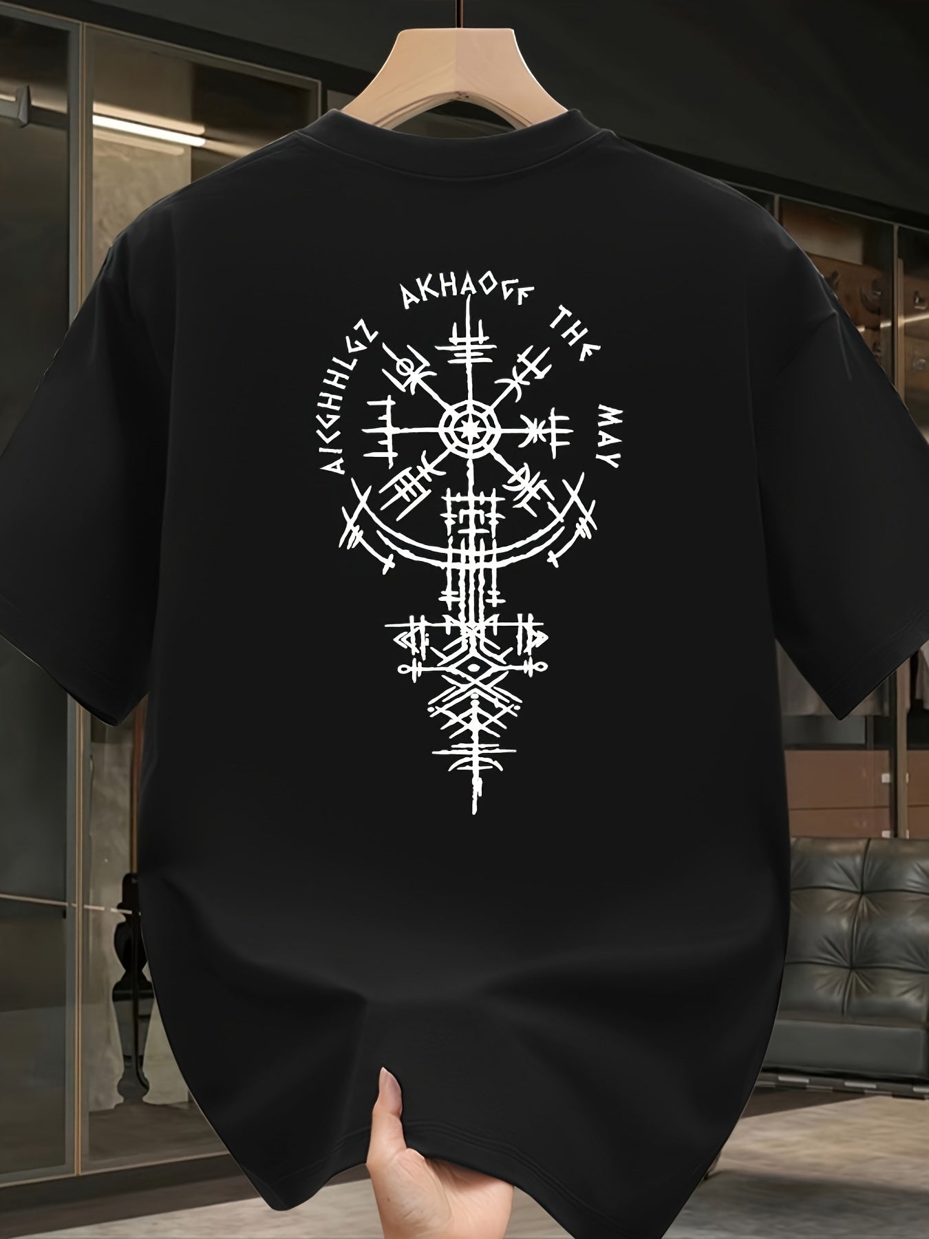Men's Heavyweight 100% Cotton Viking T-Shirt – Oversized Fit