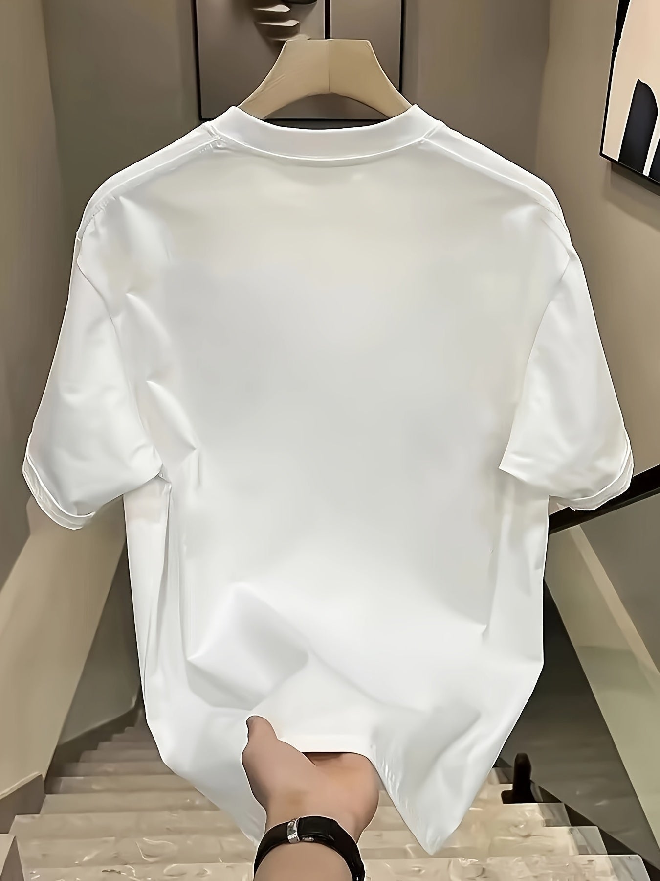 Men's Oversized 'DAY ONE' T-Shirt – Heavyweight Cotton, Streetwear Loose Fit