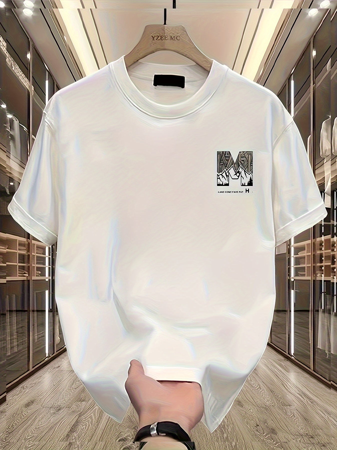 Men's 100% Cotton Mountain Graphic T-Shirt – Urban Style