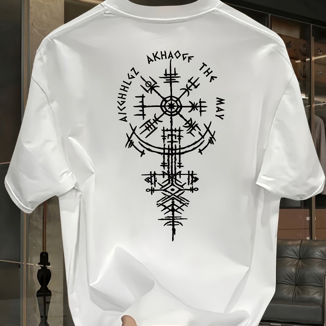Men's Heavyweight 100% Cotton Viking T-Shirt – Oversized Fit