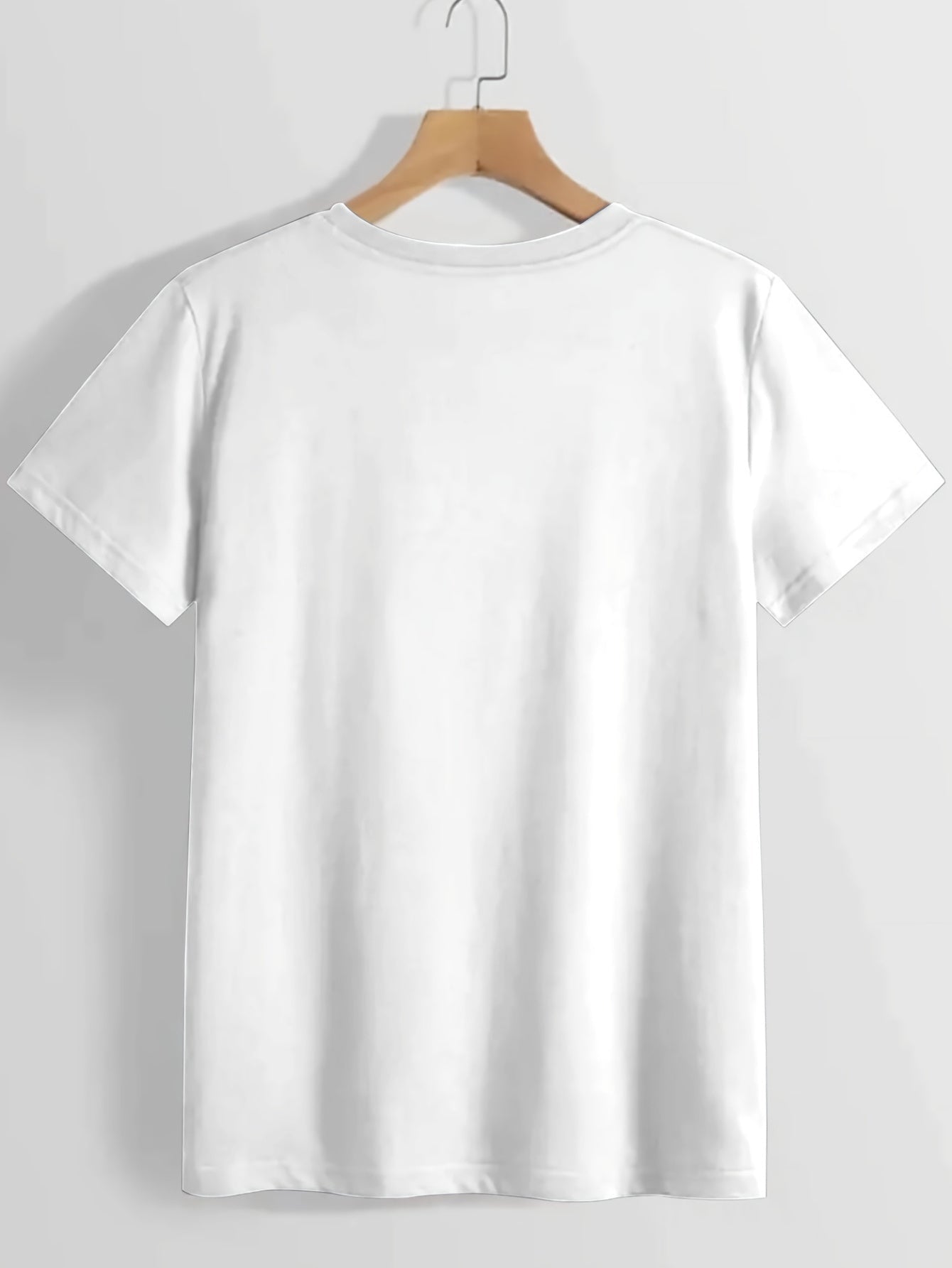 Women's Anime Rabbit Graphic T-Shirt - Cute Bunny Tee with Black Print, Breathable Loose Fit Top for Everyday, Parties, Conventions - Lightweight Spring/Summer Shirt (Machine Washable), Party Outfit, Stretchy Fabric, Streetwe