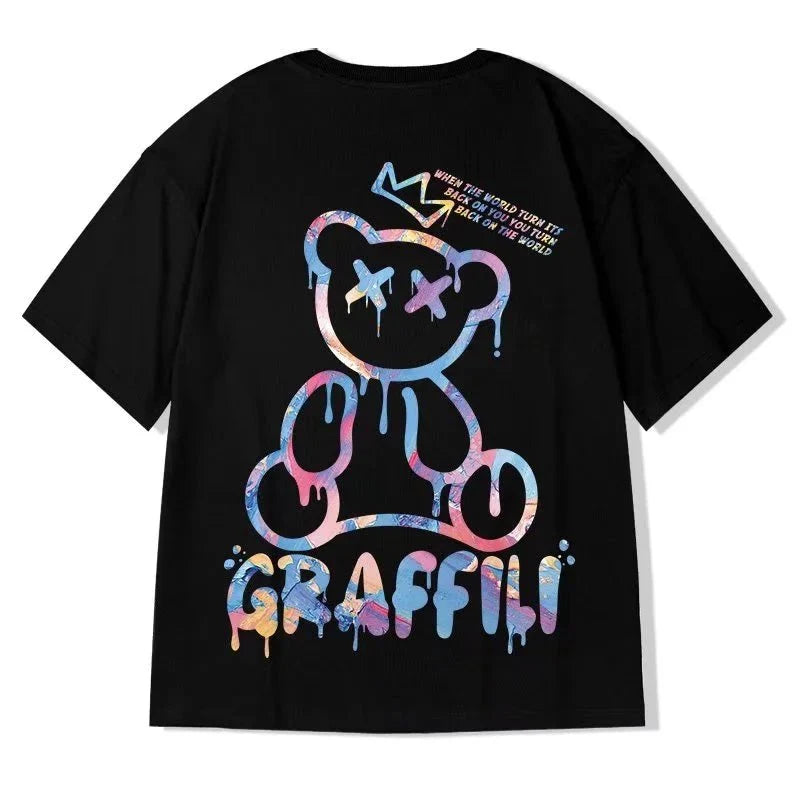 Korean Oversized Summer T-Shirt for Men & Couples