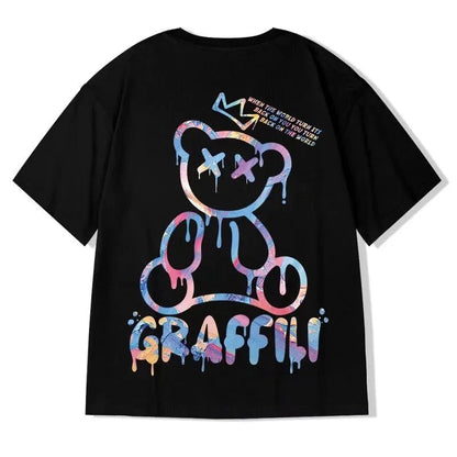 Korean Oversized Summer T-Shirt for Men & Couples