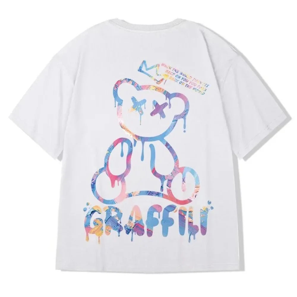 Korean Oversized Summer T-Shirt for Men & Couples