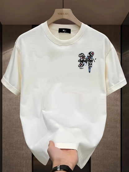 Men's Loose Fit Cotton Graphic T-Shirt – "GOODDAY" Print