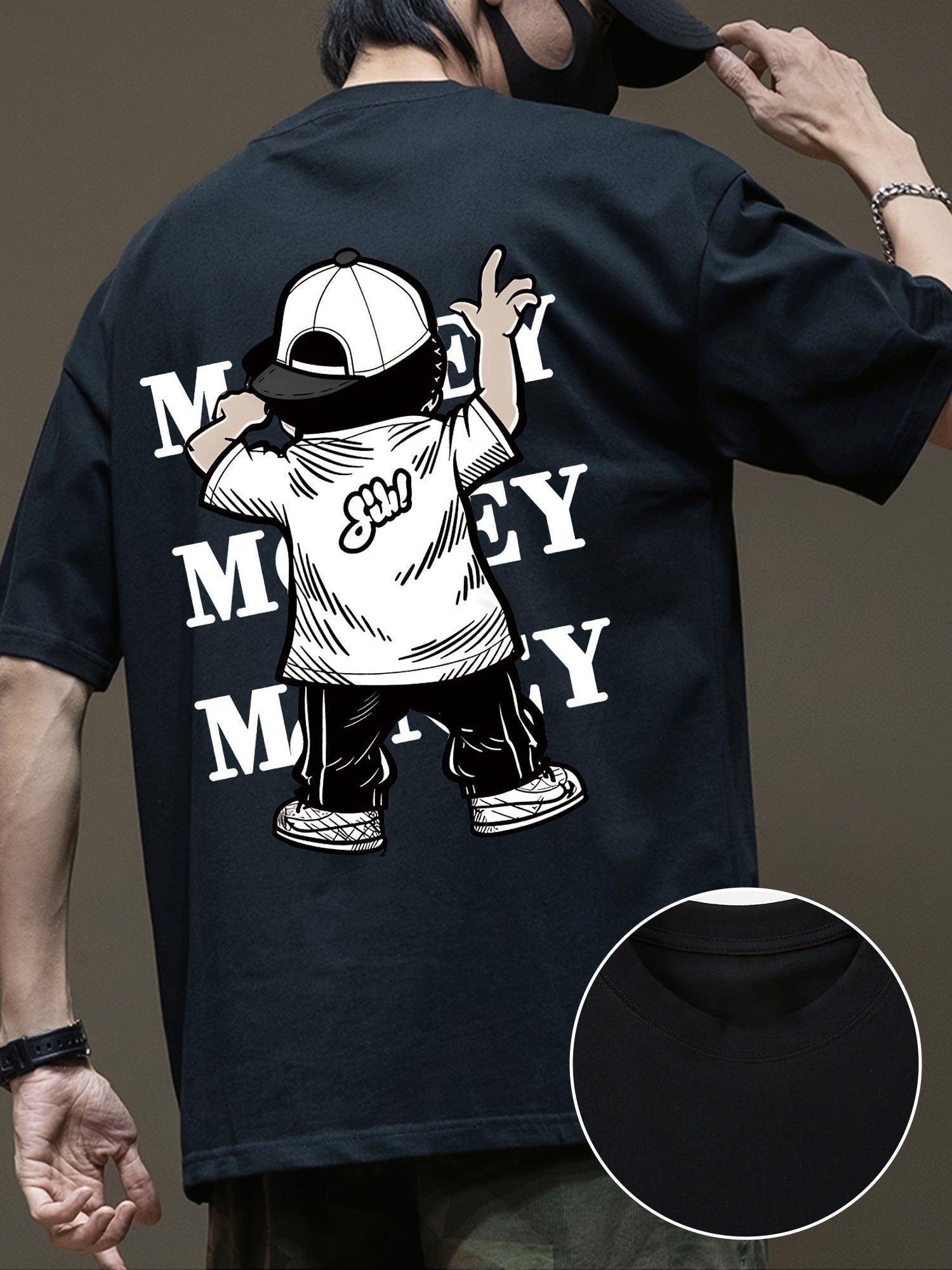 Money Boy Graphic Print T-shirt