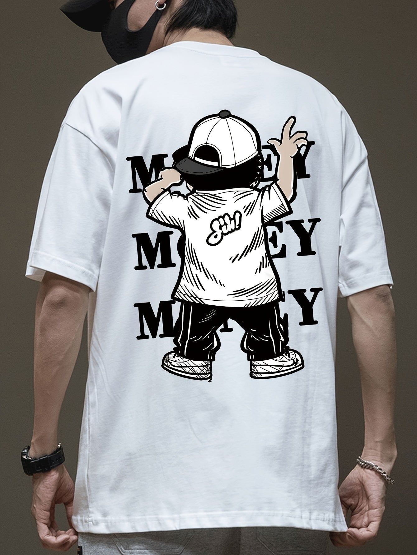 Money Boy Graphic Print T-shirt