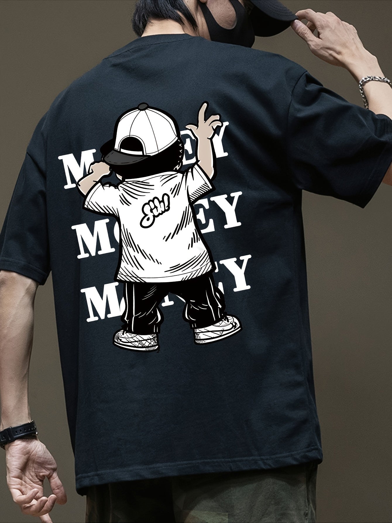 Money Boy Graphic Print T-shirt