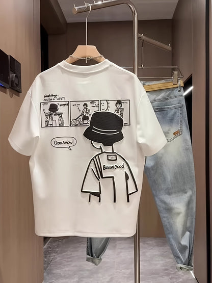 Breathable Tee with Humorous Serenading Squirrels