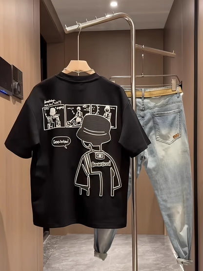 Breathable Tee with Humorous Serenading Squirrels
