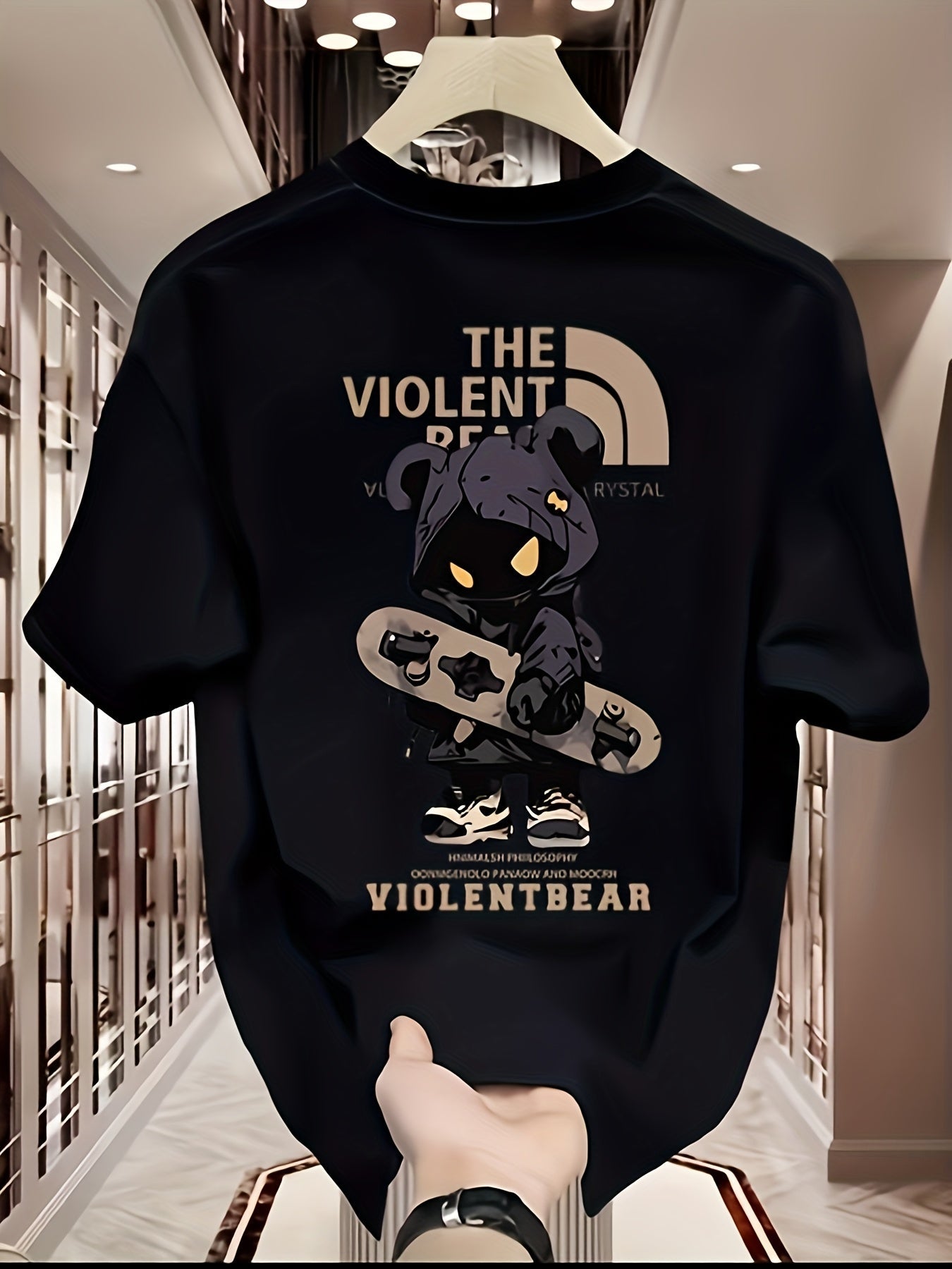 Men'S Heavyweight Cotton Summer Graphic T-Shirt