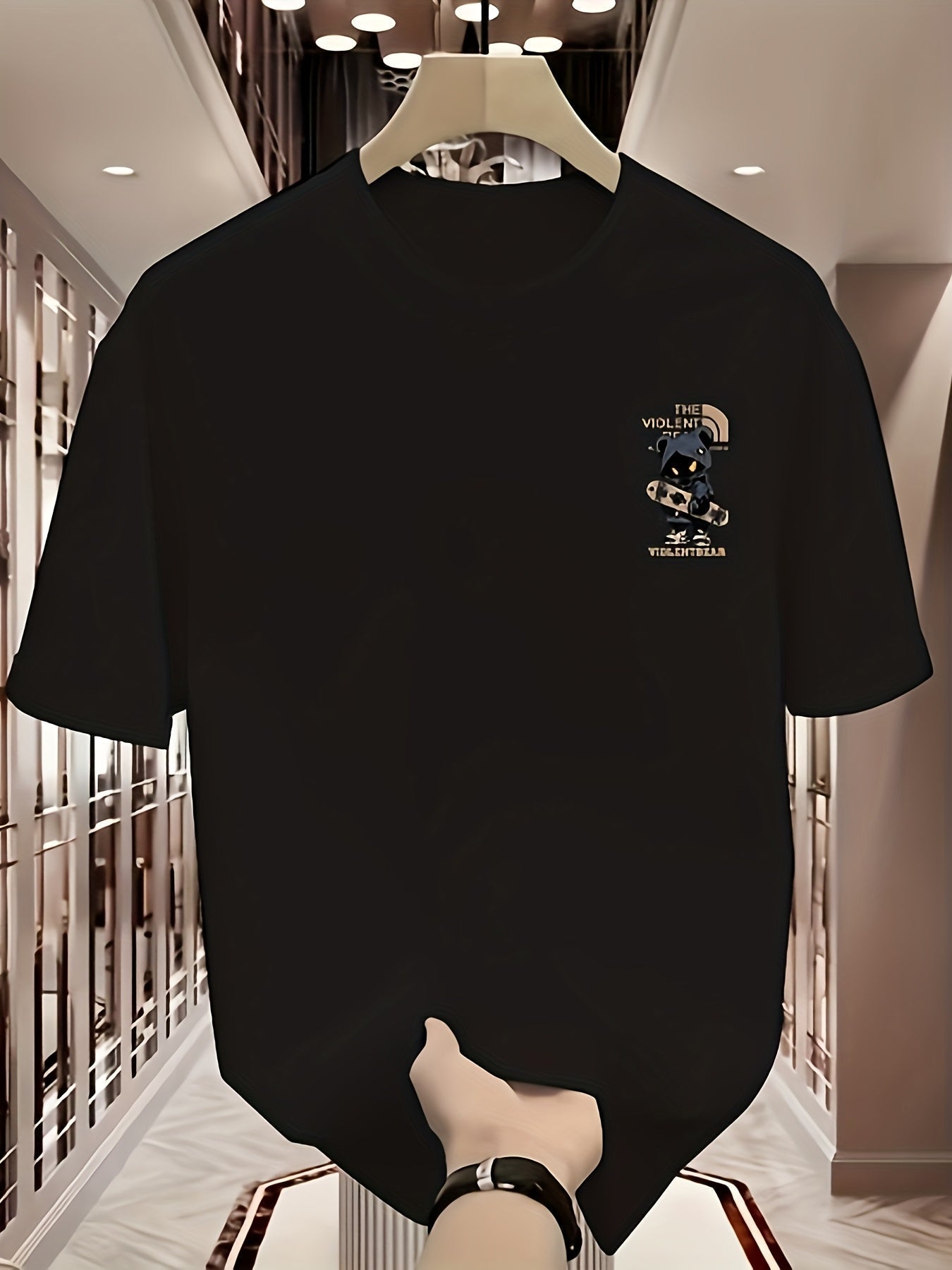 Men'S Heavyweight Cotton Summer Graphic T-Shirt