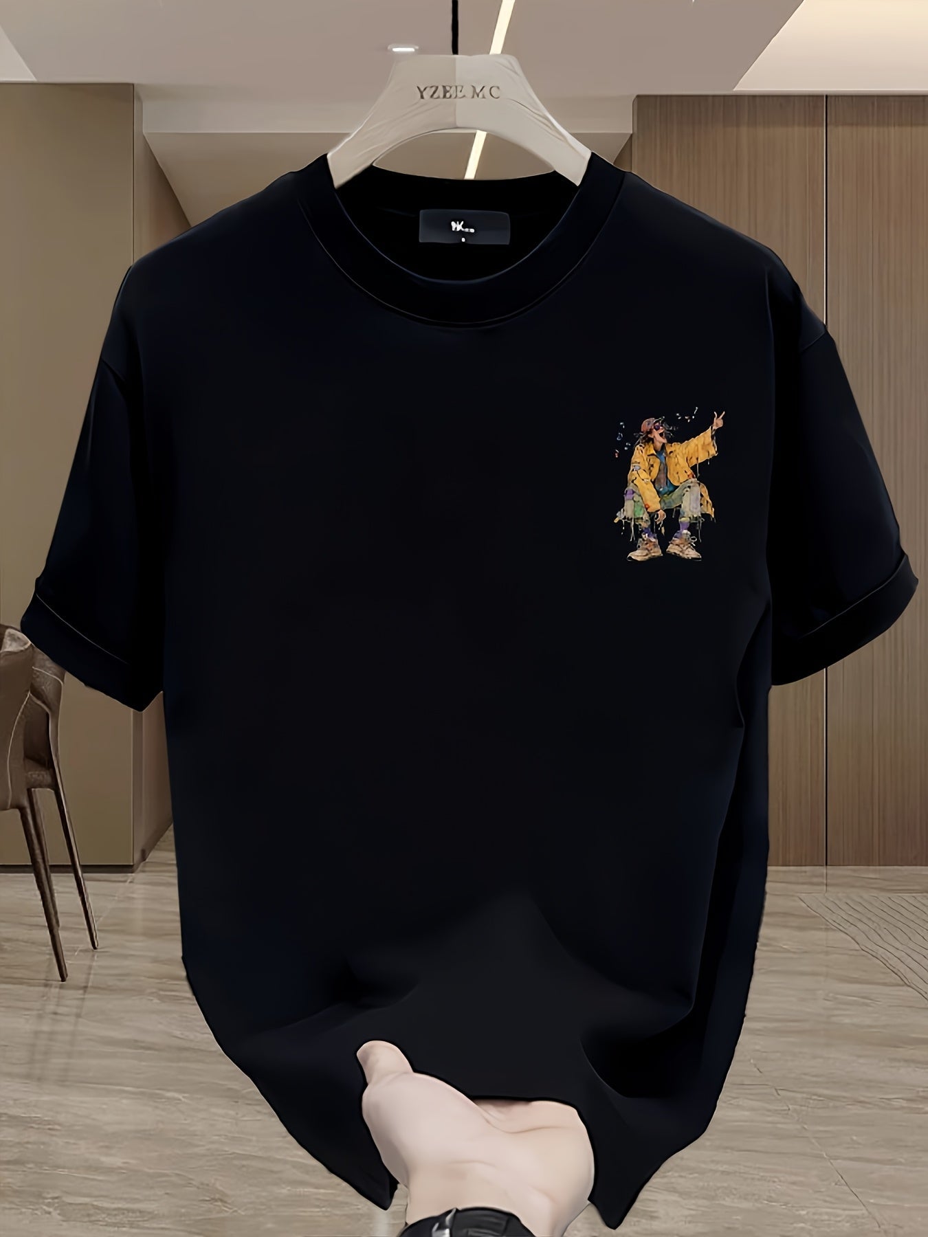 Psychedelic Boho Mens Oversize T-Shirt