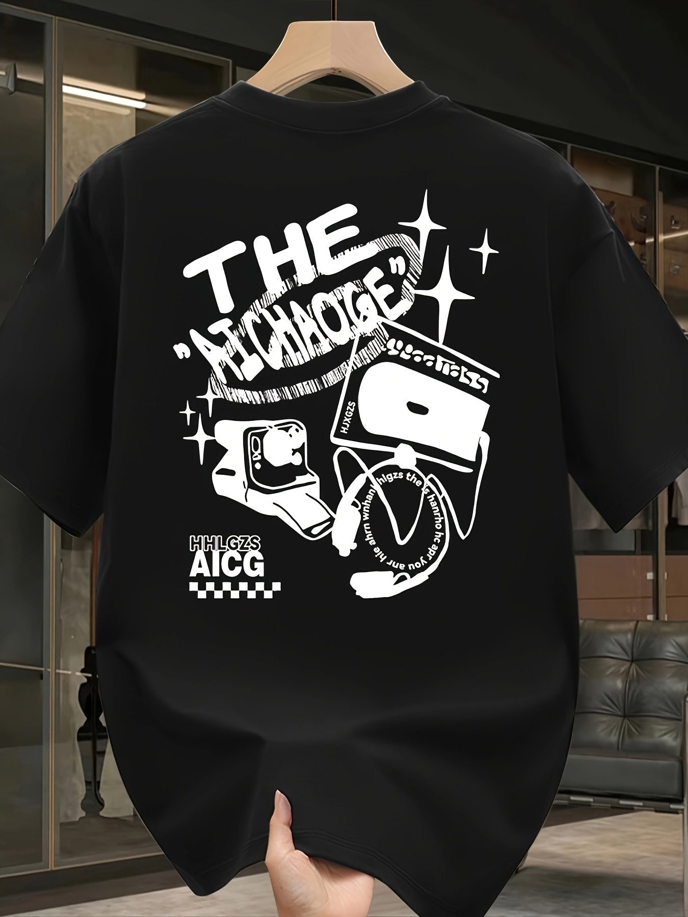 Men’s Heavyweight Oversized T-Shirt – “THE REGENERATION” Graphic Print