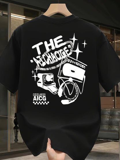 Men’s Heavyweight Oversized T-Shirt – “THE REGENERATION” Graphic Print