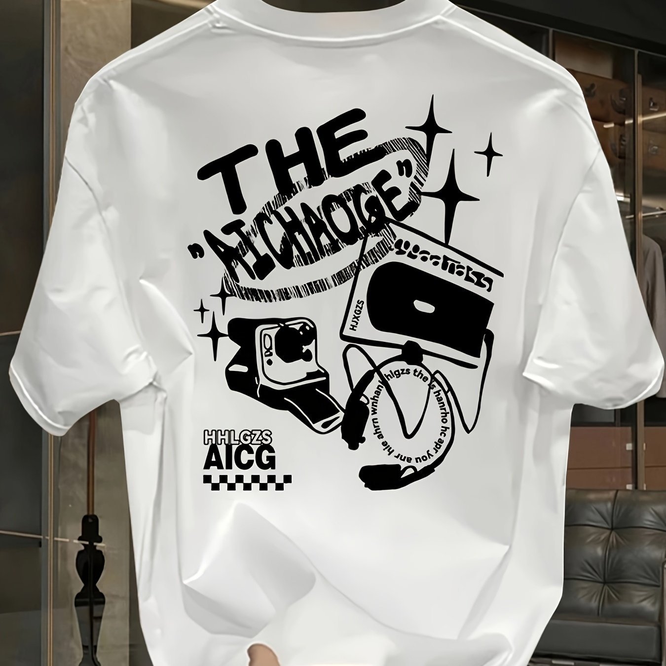 Men’s Heavyweight Oversized T-Shirt – “THE REGENERATION” Graphic Print