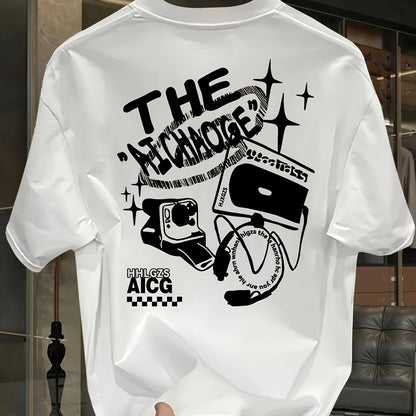 Men’s Heavyweight Oversized T-Shirt – “THE REGENERATION” Graphic Print