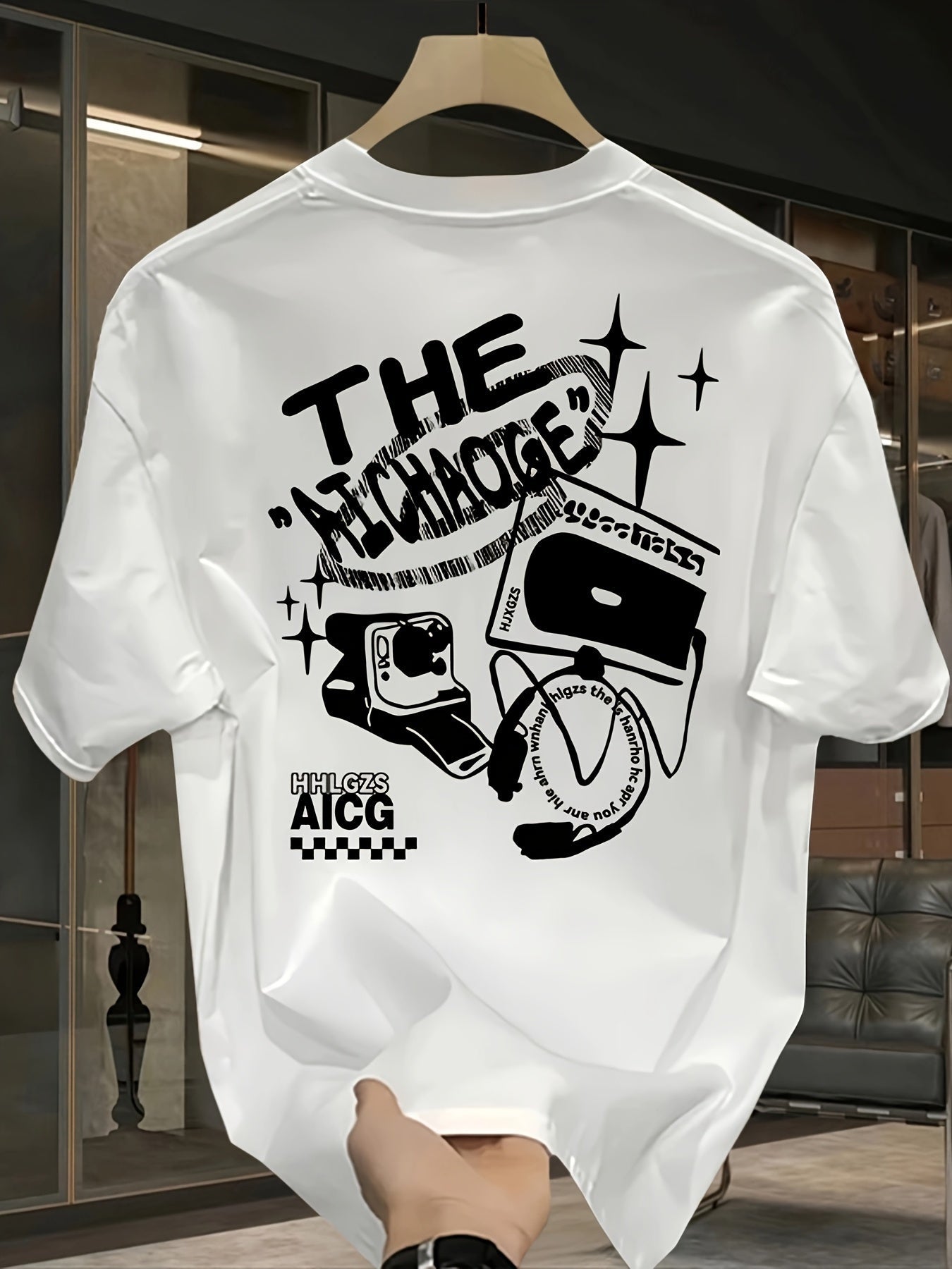 Men’s Heavyweight Oversized T-Shirt – “THE REGENERATION” Graphic Print