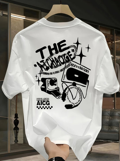 Men’s Heavyweight Oversized T-Shirt – “THE REGENERATION” Graphic Print
