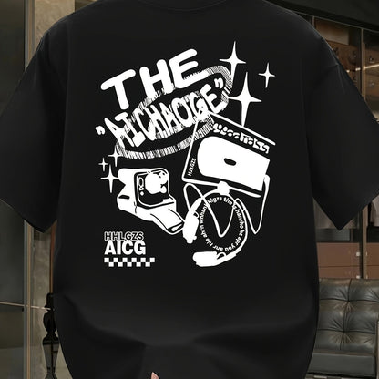 Men’s Heavyweight Oversized T-Shirt – “THE REGENERATION” Graphic Print