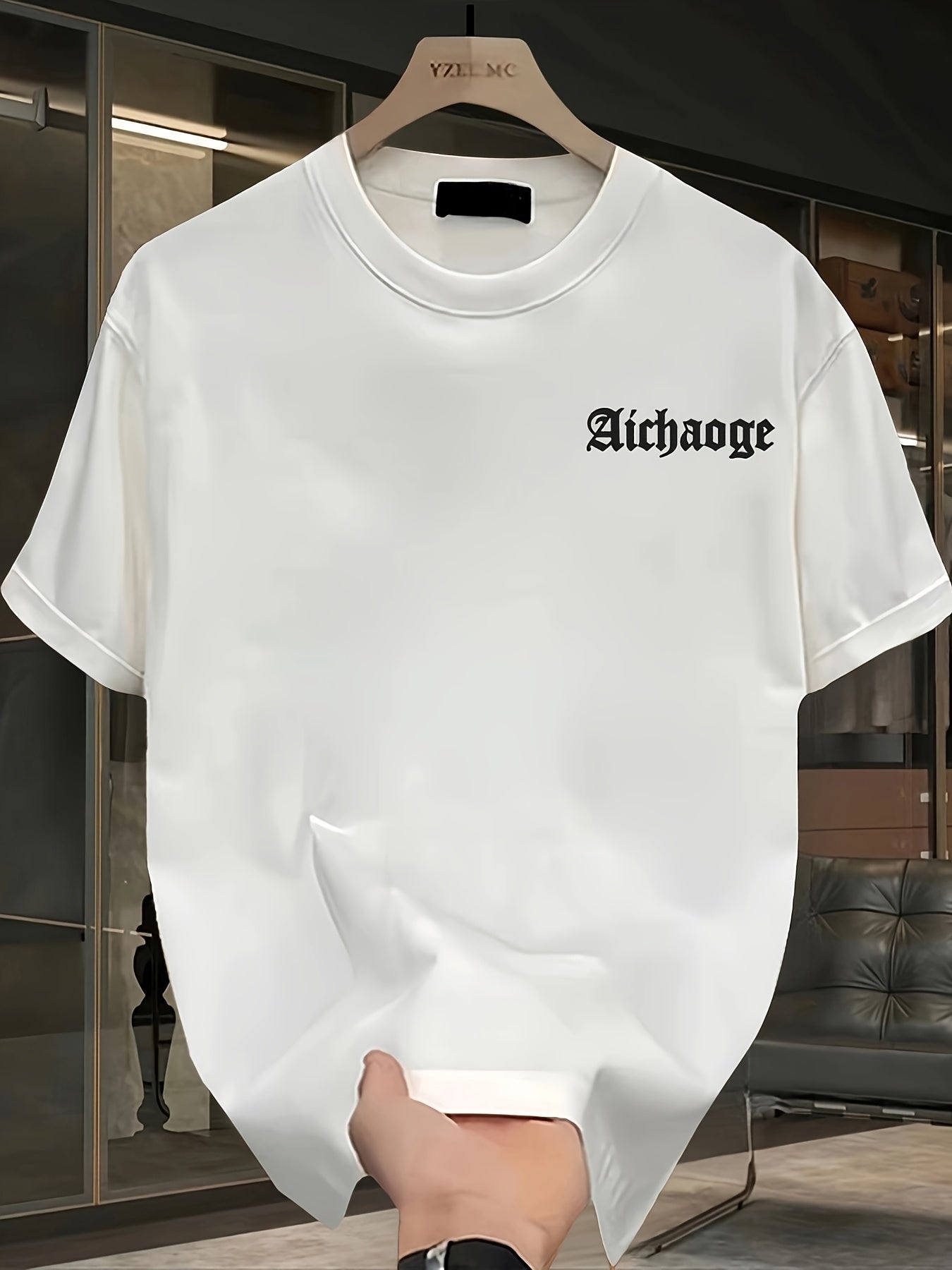 Men's Yin-Yang Wing Graphic T-Shirt – Heavyweight Cotton, Loose Fit Streetwear
