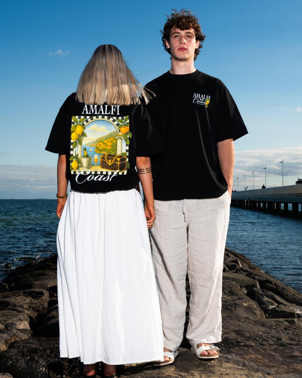 Amalfi Coast Oversized Tee