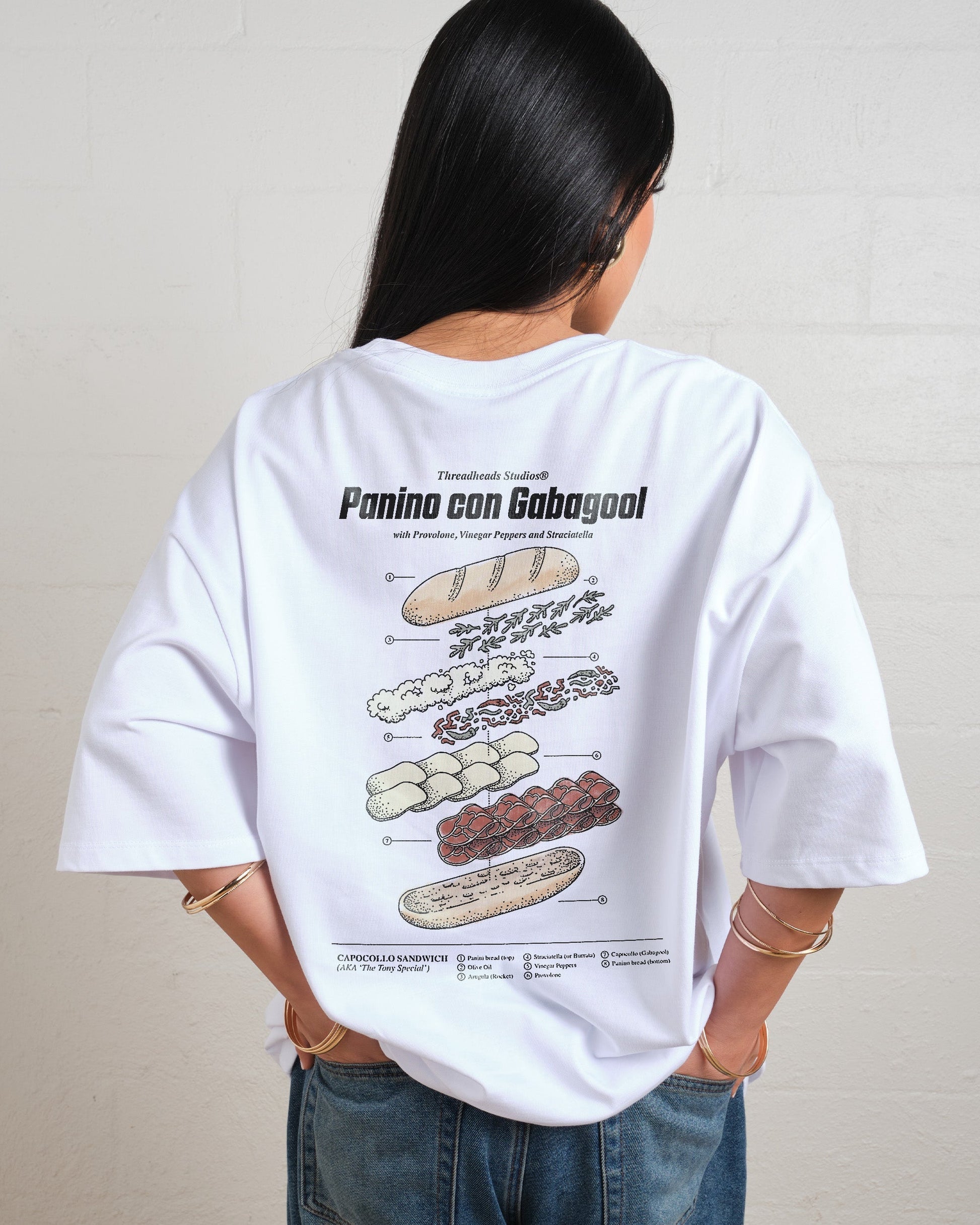 Panino Con Gabagool Oversized Tee