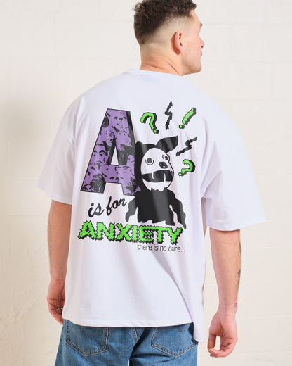 A Is For Anxiety Oversized Tee