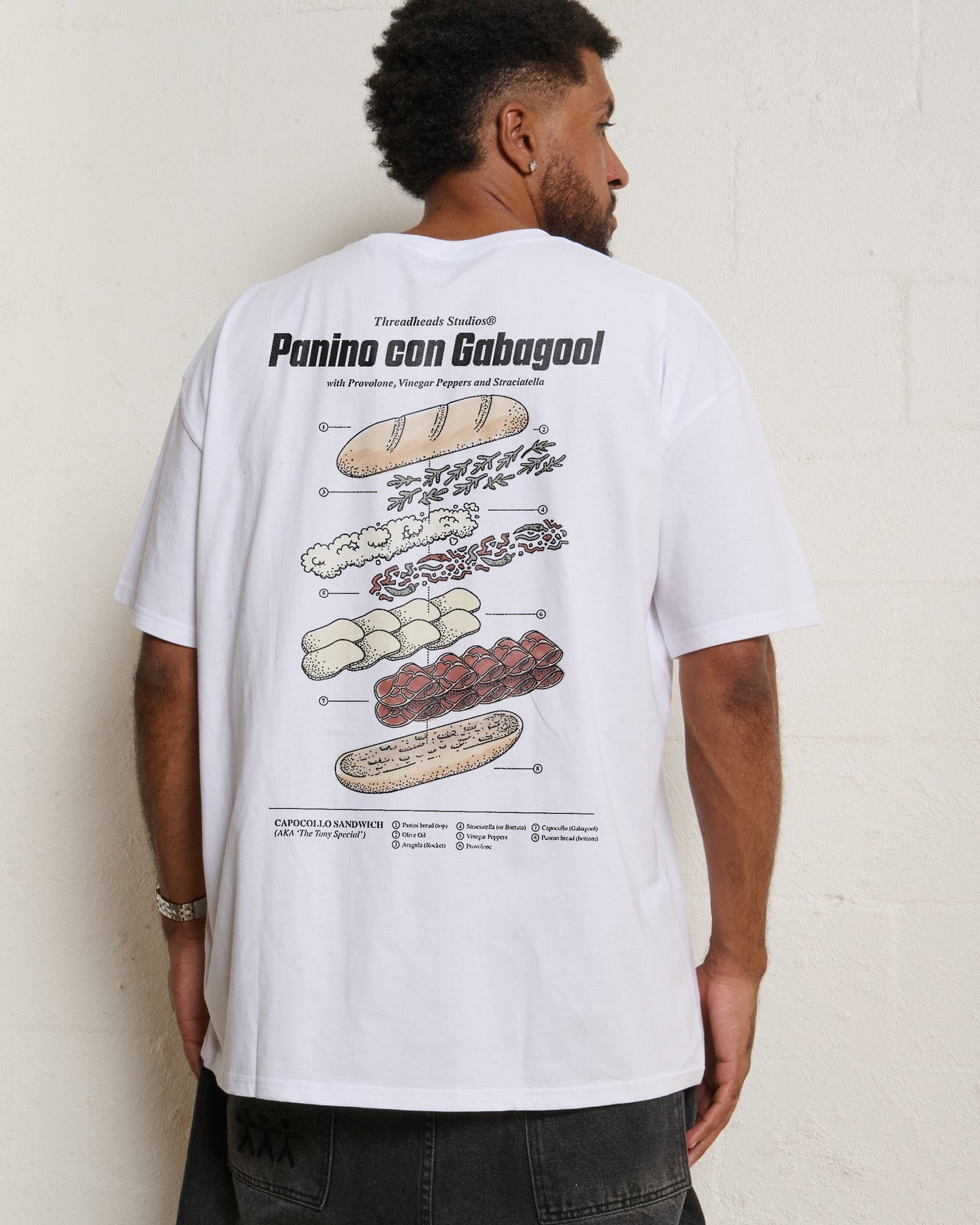 Panino Con Gabagool Oversized Tee