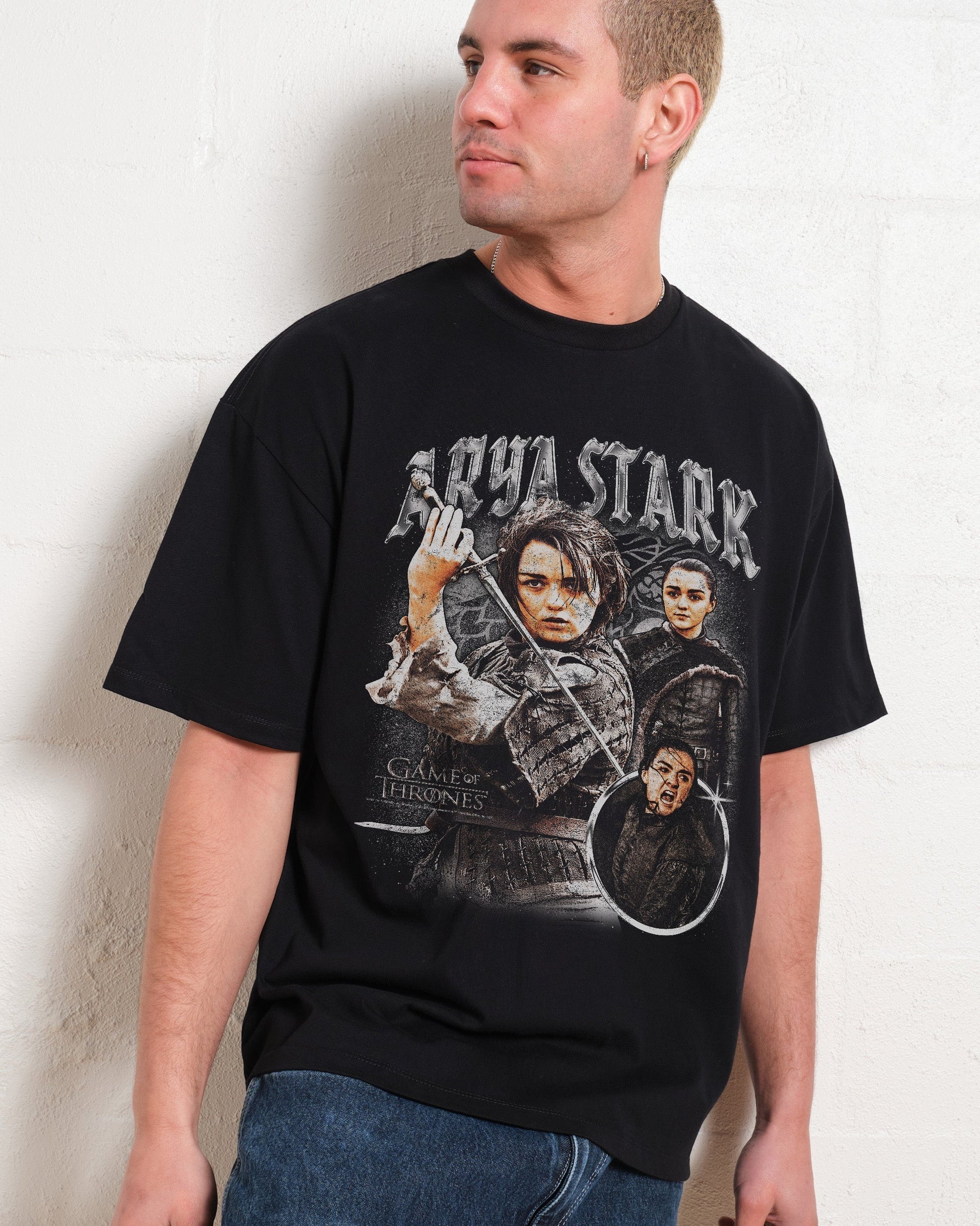 Vintage Arya Stark Oversized Tee
