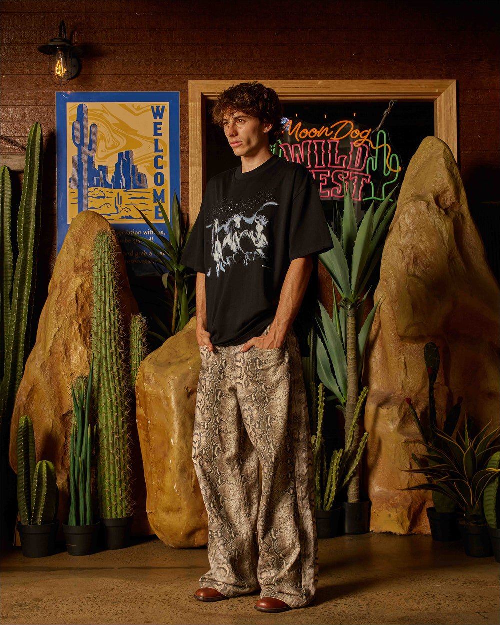 Midnight Rider Oversized Tee