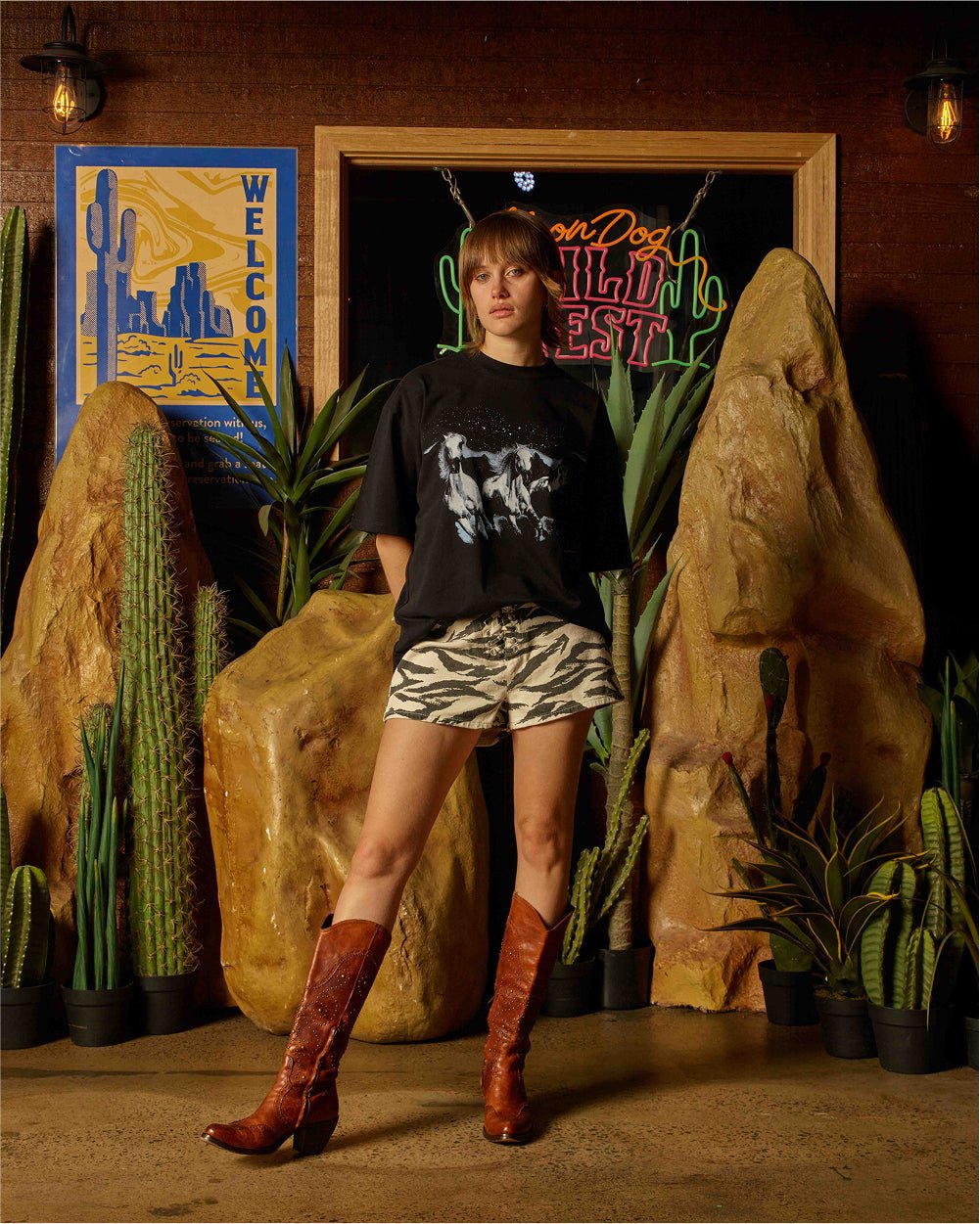 Midnight Rider Oversized Tee
