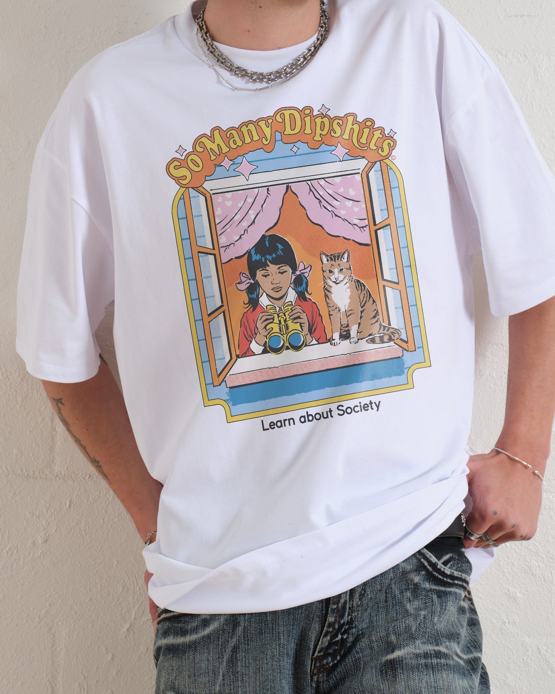So Many Dipshits Oversized Tee