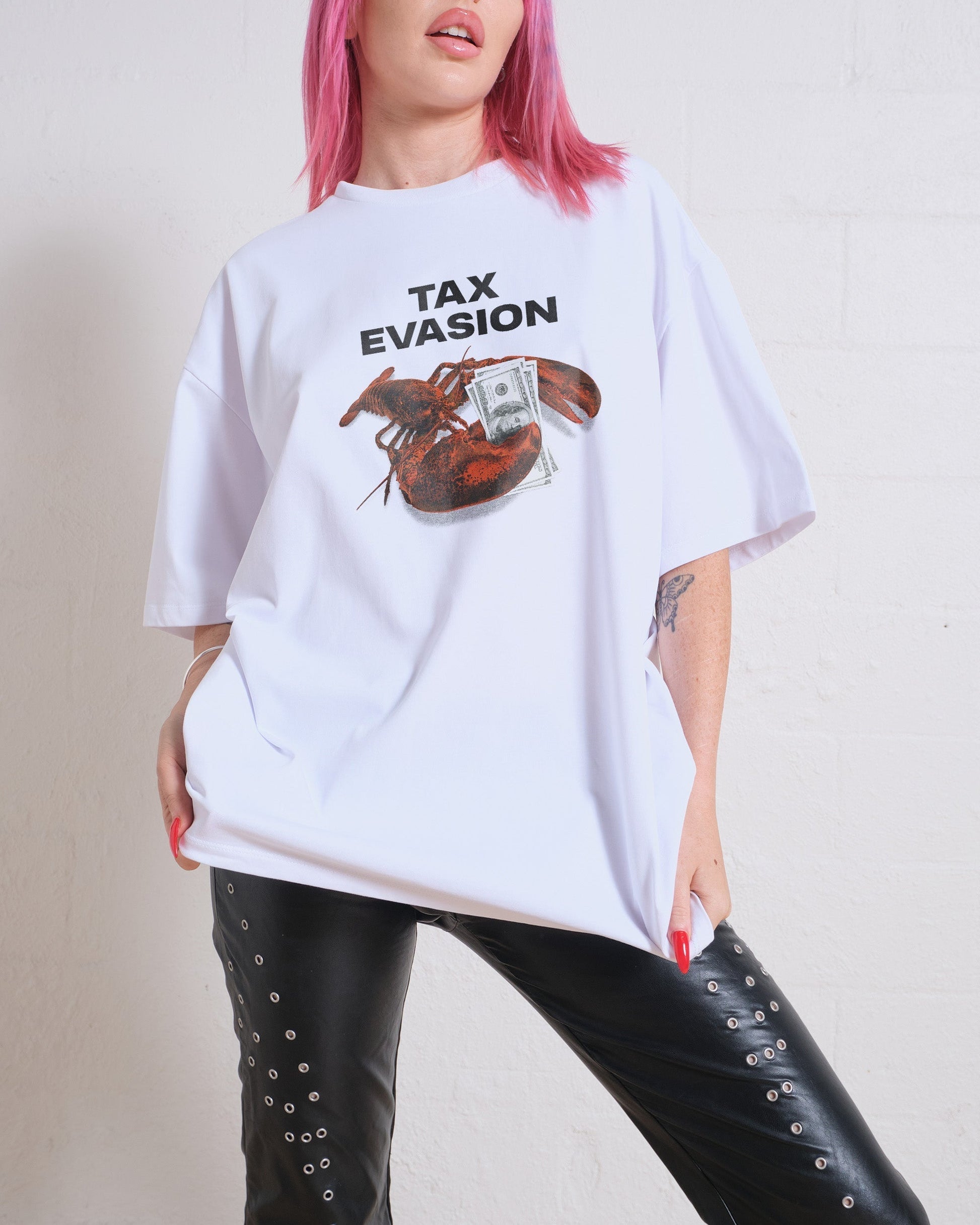Tax Evasion Oversized Tee