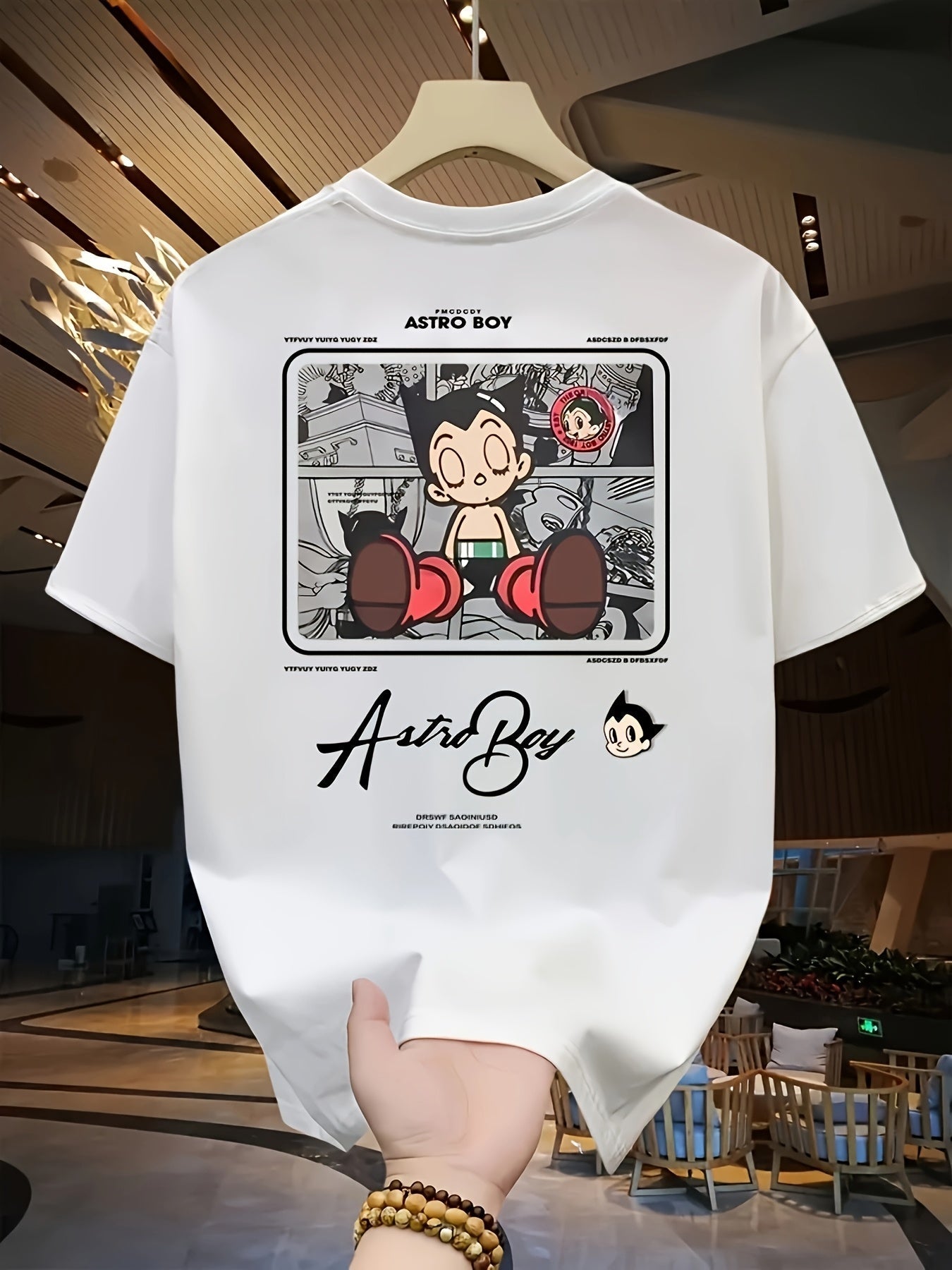Men's Anime Graphic T-Shirt – Heavyweight Cotton, Loose Fit
