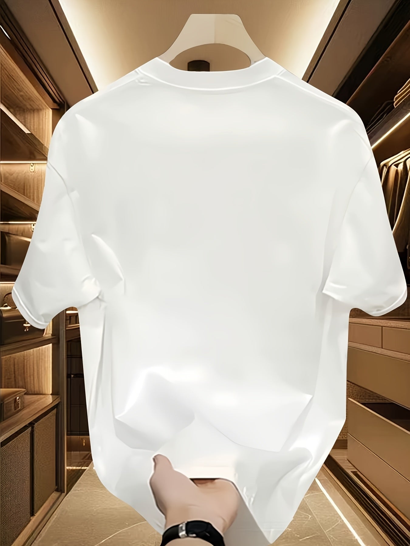 Men's 100% Cotton Graphic Print T-Shirt - Summer Casual Short Sleeve Round Neck Tee with Bold Lettering & Character Design, Regular Fit, Hand Wash Only, Casual Attire, Semitransparent Material
